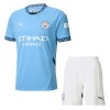 Maillot de Supporter Manchester City Domicile 2024-25 Pour Enfant